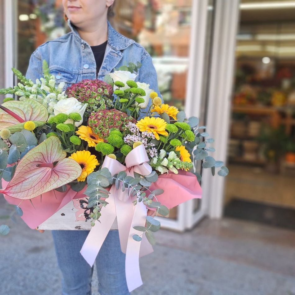 ramo de flores artesanal  para boda
