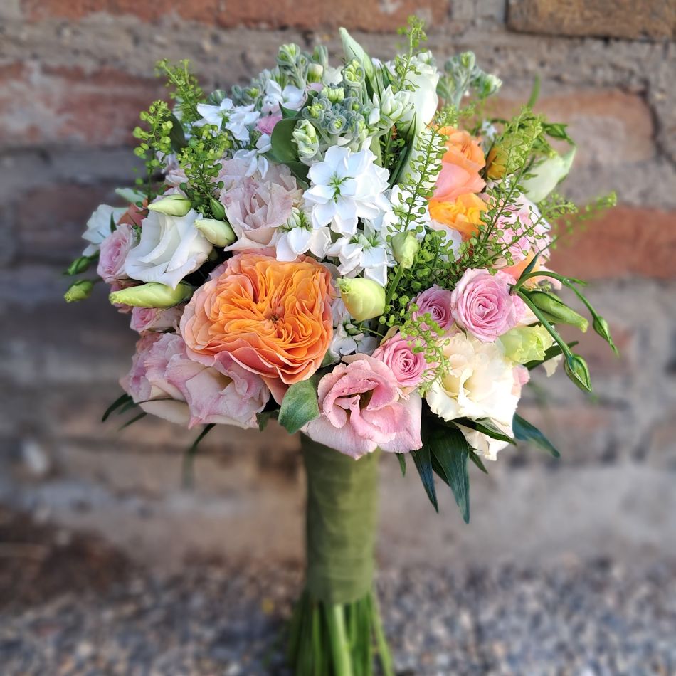 ramo de flores artesanal boda
